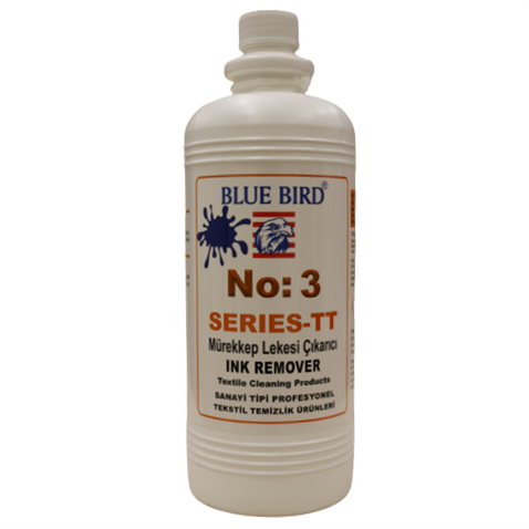 Leke Çıkarıcı SpreylerBlue BirdMürekkep Çıkarıcı No:3 1lt(Ink Remover) / BLUE.007